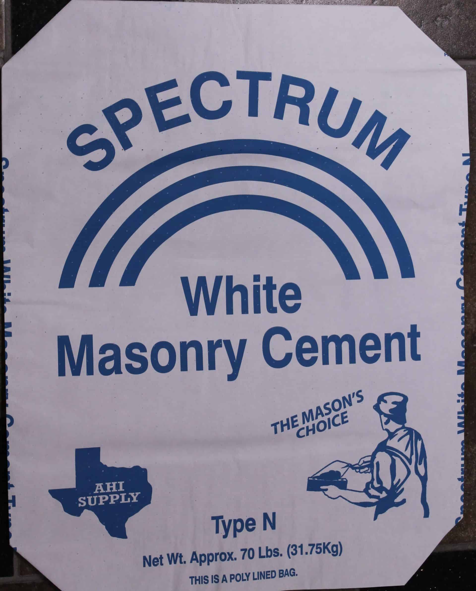 Spectrum White Masonry Cement Type N